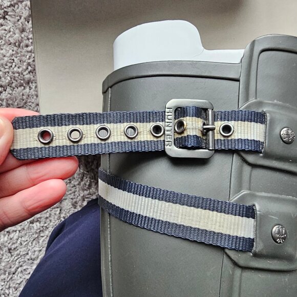 Hunter Refined Webbing boots size 6 in Slate - Picture 8 of 14